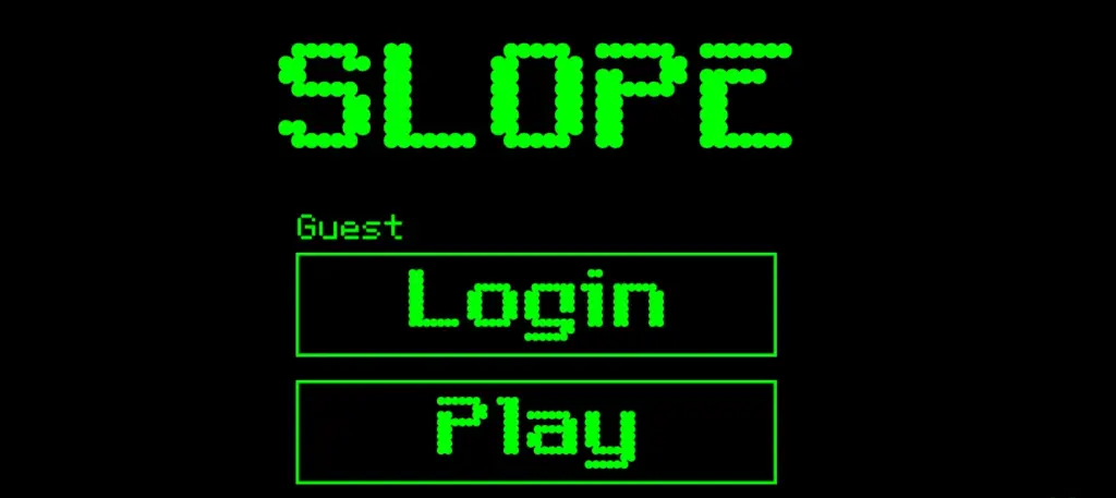 Slope Unblocked start