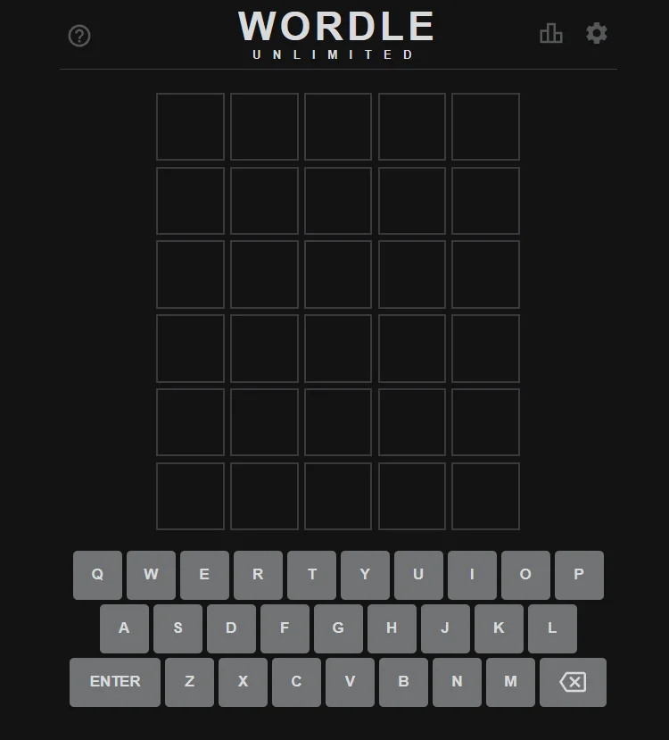 Wordle Unlimited play 